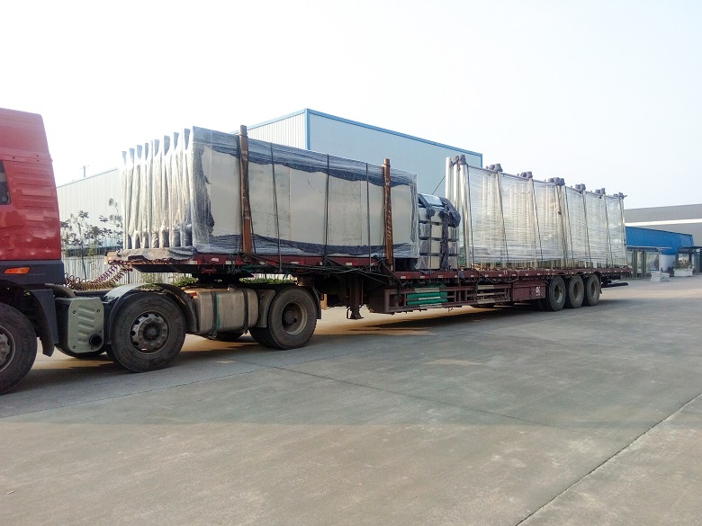 2018.7.10  山東文登公交站臺、候車亭發(fā)貨